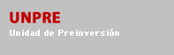 UNPRE - Unidad de Preinversion